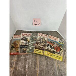 Popular Science Bundle Of 5 Magazines From The 1950’s #321